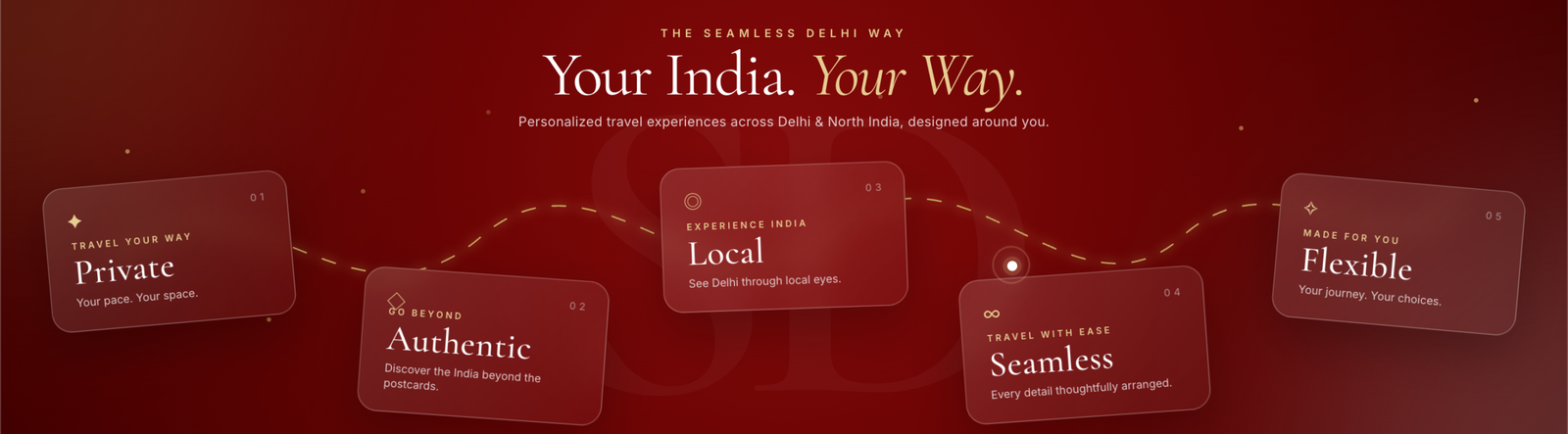 Seamless Delhi custom website